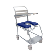 Cush'n Soft Blue Open Front Commode